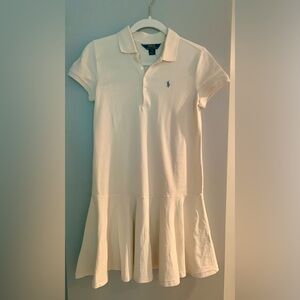 Polo by Ralph Lauren Cream Polo Dress Classic Style NWT - Girls XL (16)